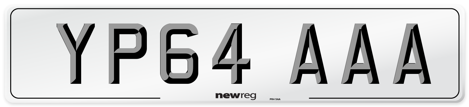 YP64 AAA Number Plate from New Reg